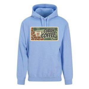 Cuba Travel Retro Banner Cuban Coffee Unisex Surf Hoodie