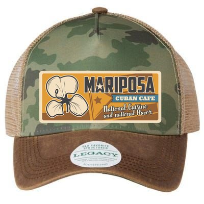 Cuba Travel Retro Cuban Café Mariposa Legacy Tie Dye Trucker Hat