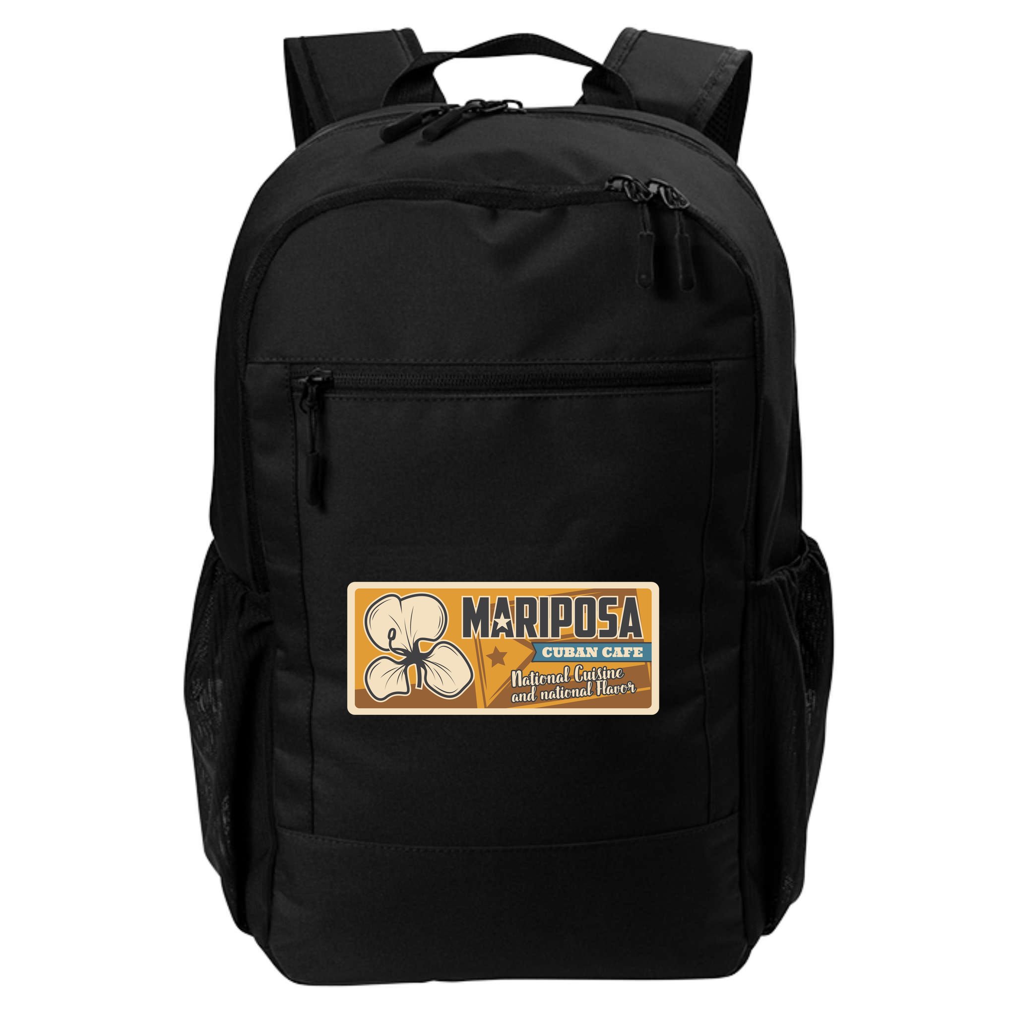 Cuba Travel Retro Cuban Café Mariposa Backpack