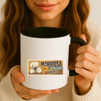 Cuba Travel Retro Cuban Café Mariposa Coffee Mug