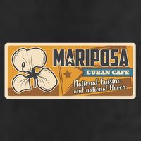 Cuba Travel Retro Cuban Café Mariposa 15oz Campfire Ceramic Mug