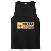 Cuba Travel Retro Cuban Café Mariposa PosiCharge Competitor Tank