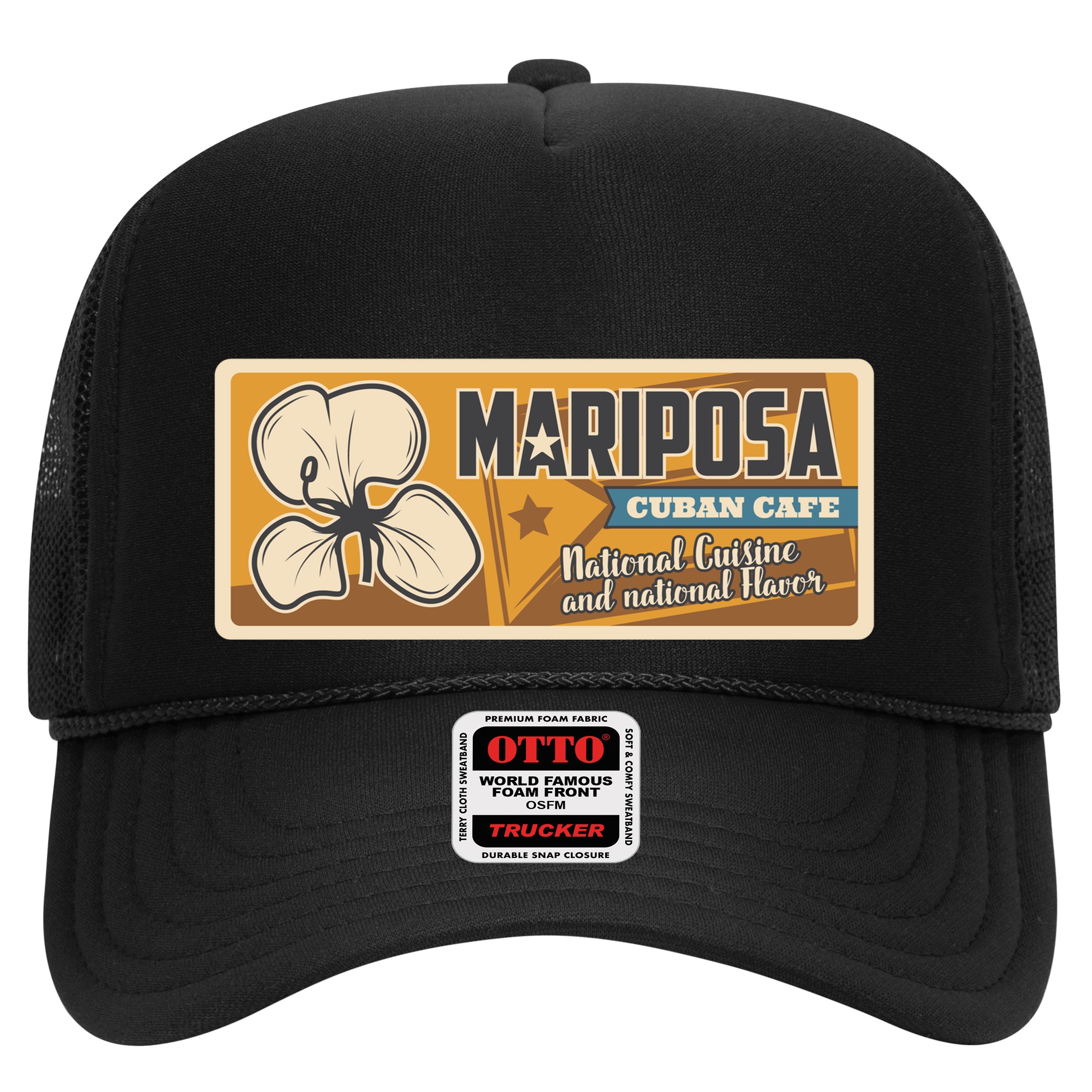 Cuba Travel Retro Cuban Café Mariposa Hat