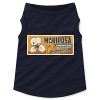 Cuba Travel Retro Cuban Café Mariposa Doggie Tank