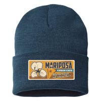 Cuba Travel Retro Cuban Café Mariposa Sustainable Knit Beanie