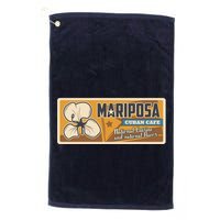 Cuba Travel Retro Cuban Café Mariposa Golf Towel