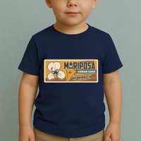 Cuba Travel Retro Cuban Café Mariposa Toddler T-Shirt