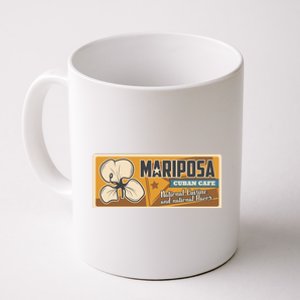 Cuba Travel Retro Cuban Café Mariposa Coffee Mug