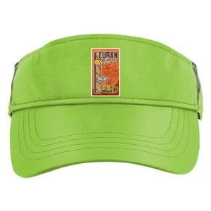 Cuba Travel Retro Cuban Cigar Tabaco Adult Drive Performance Visor