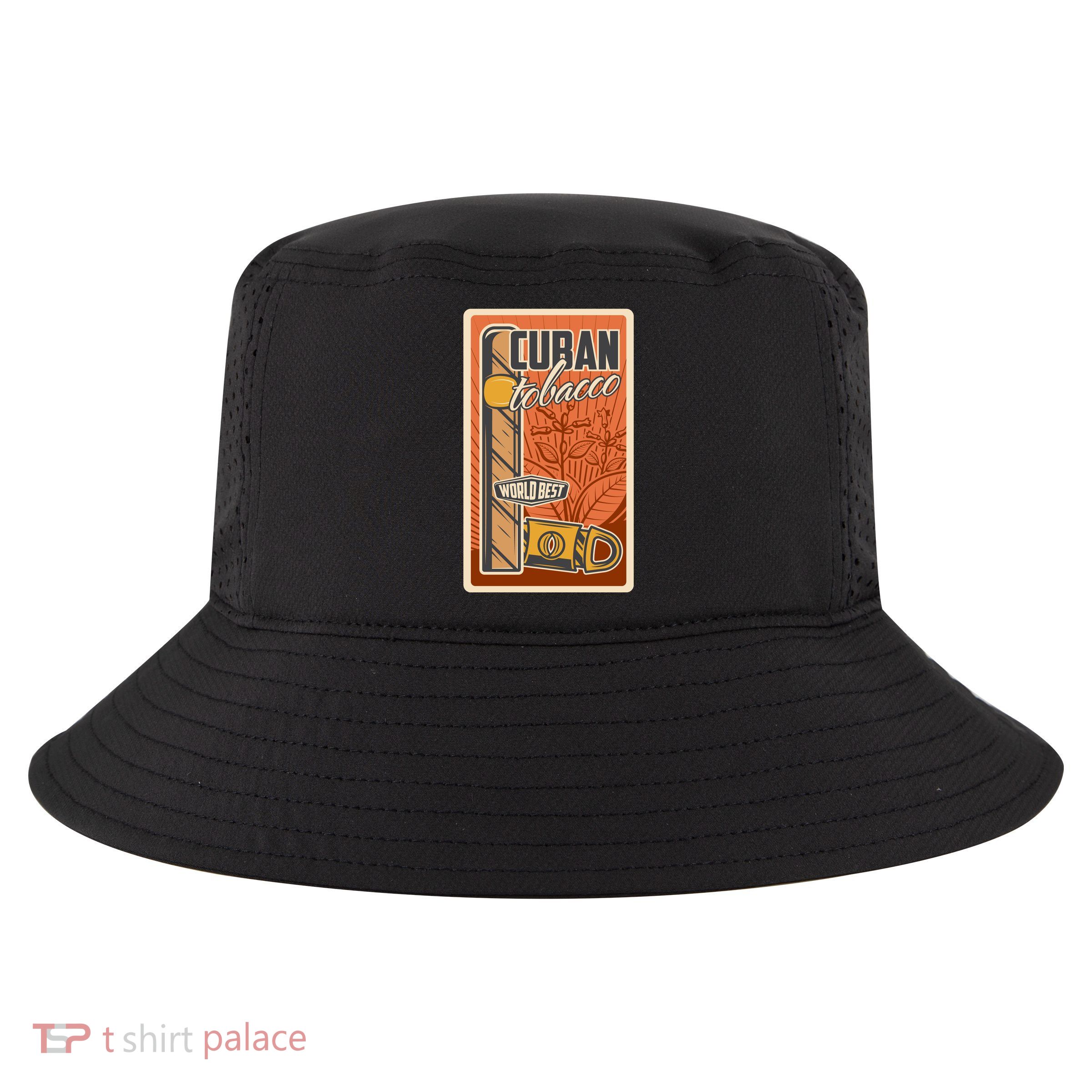 Cuba Travel Retro Cuban Cigar Tabaco Cool Comfort Performance Bucket Hat
