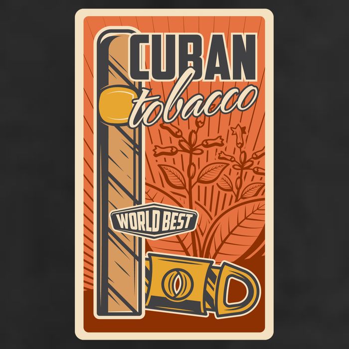 Cuba Travel Retro Cuban Cigar Tabaco Cool Comfort Performance Bucket Hat