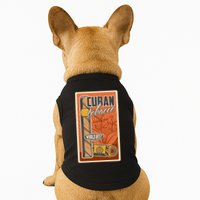 Cuba Travel Retro Cuban Cigar Tabaco Doggie Tank