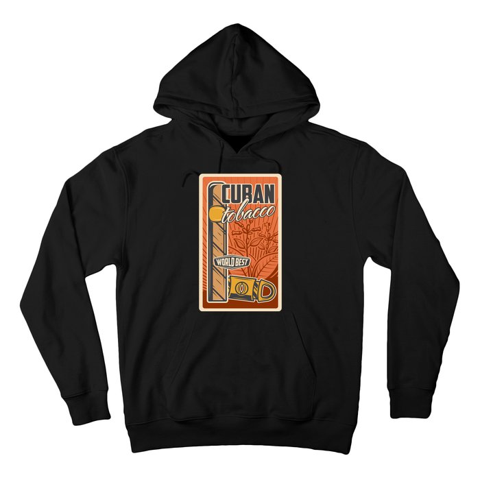 Cuba Travel Retro Cuban Cigar Tabaco Hoodie