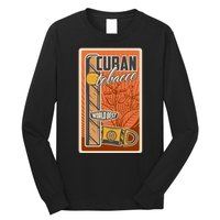 Cuba Travel Retro Cuban Cigar Tabaco Long Sleeve Shirt