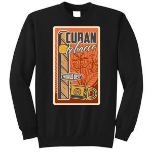 Cuba Travel Retro Cuban Cigar Tabaco Sweatshirt