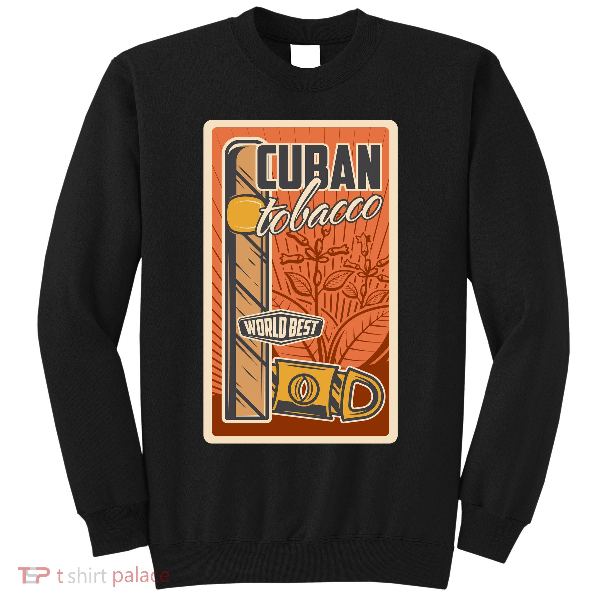 Cuba Travel Retro Cuban Cigar Tabaco Sweatshirt