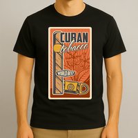 Cuba Travel Retro Cuban Cigar Tabaco T-Shirt