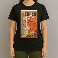 Cuba Travel Retro Cuban Cigar Tabaco T-Shirt