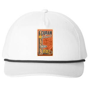 Cuba Travel Retro Cuban Cigar Tabaco Snapback Five-Panel Rope Hat