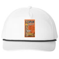 Cuba Travel Retro Cuban Cigar Tabaco Snapback Five-Panel Rope Hat