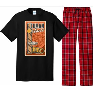 Cuba Travel Retro Cuban Cigar Tabaco Pajama Set