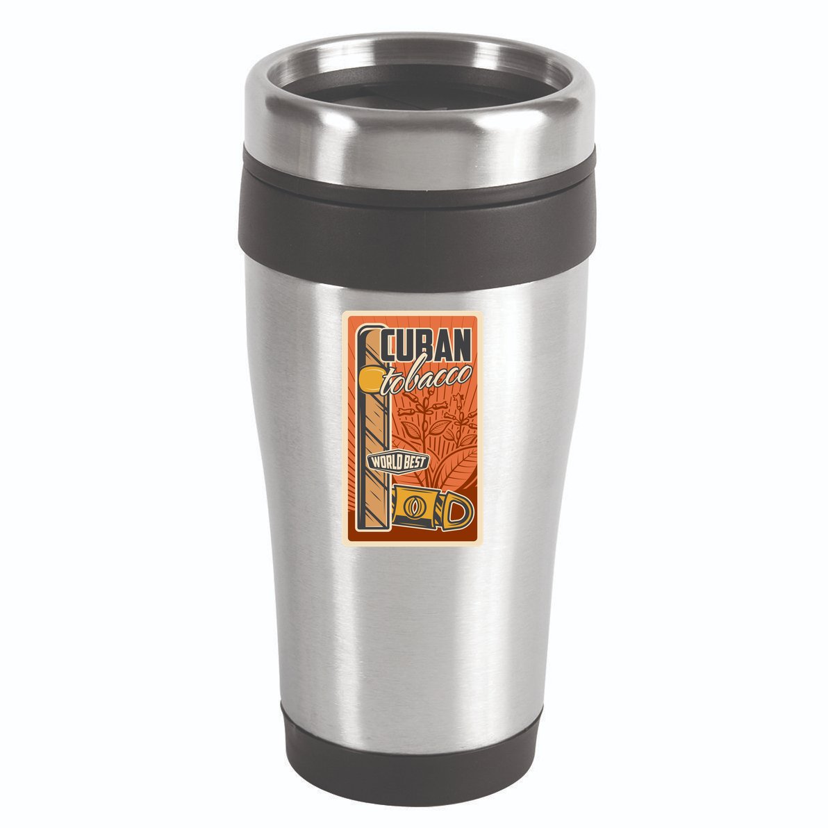 Cuba Travel Retro Cuban Cigar Tabaco 16oz Travel Tumbler