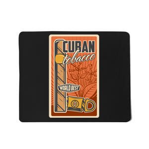 Cuba Travel Retro Cuban Cigar Tabaco Mousepad