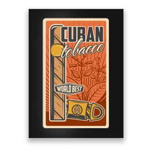 Cuba Travel Retro Cuban Cigar Tabaco Poster