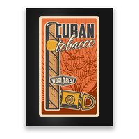 Cuba Travel Retro Cuban Cigar Tabaco Poster