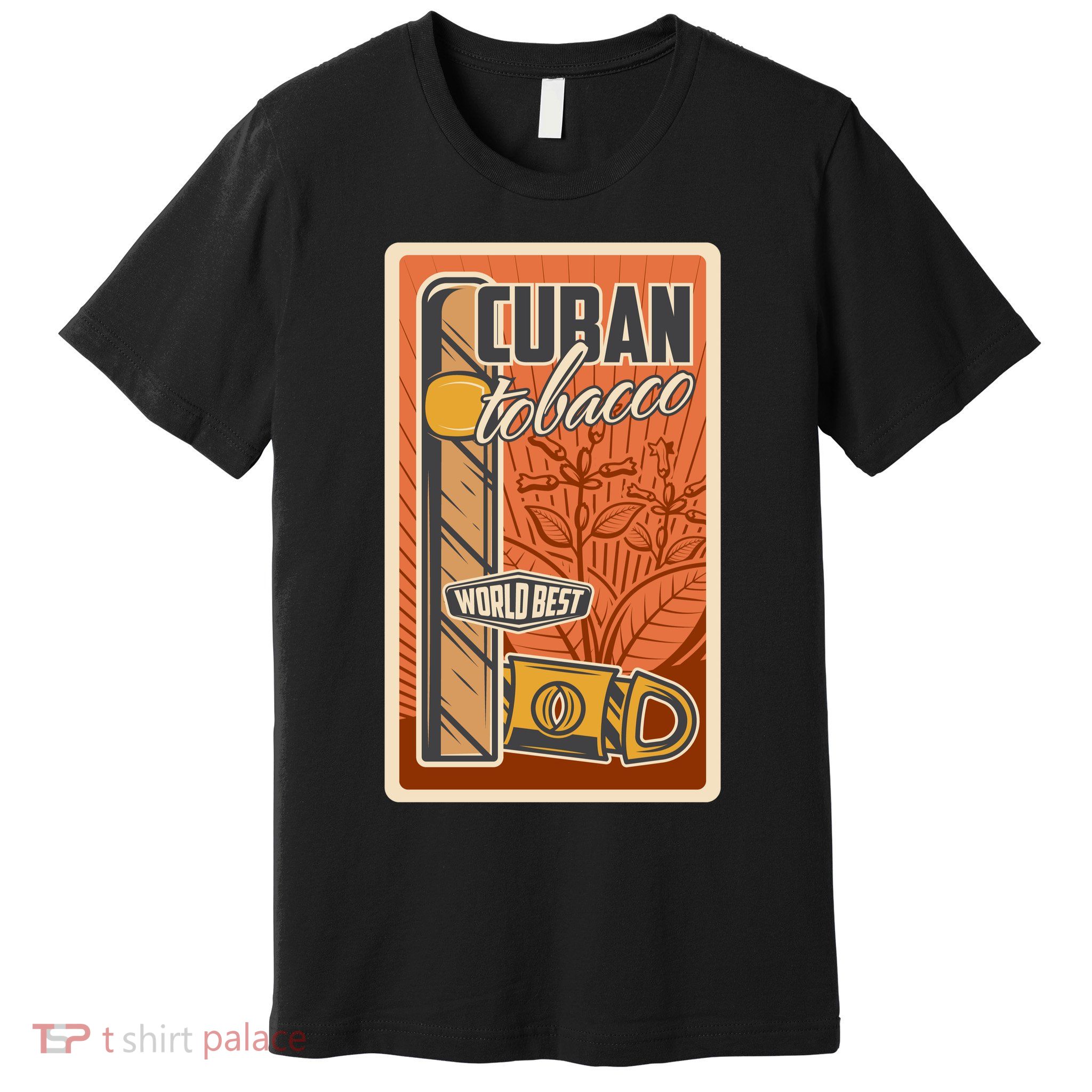 Cuba Travel Retro Cuban Cigar Tabaco Premium T-Shirt