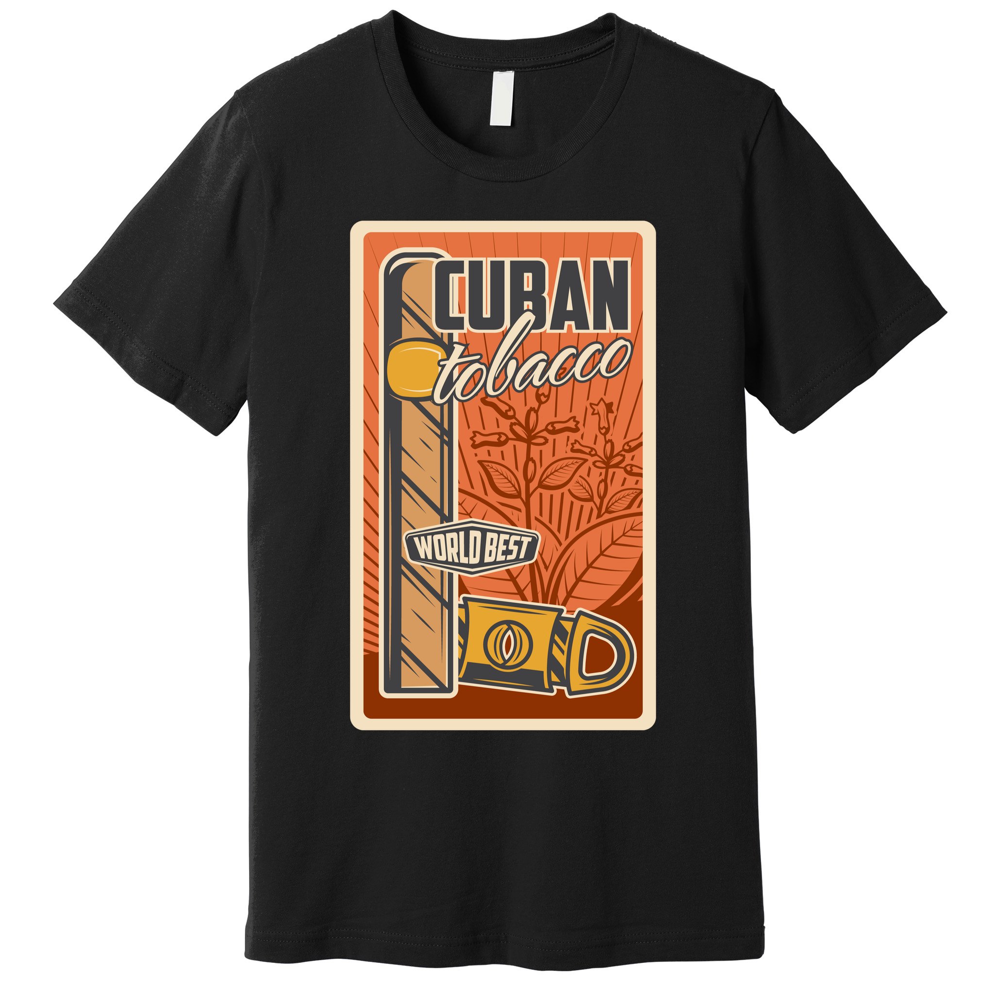 Cuba Travel Retro Cuban Cigar Tabaco Premium T-Shirt