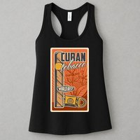 Cuba Travel Retro Cuban Cigar Tabaco Womens Tank Top