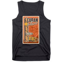 Cuba Travel Retro Cuban Cigar Tabaco Tank Top