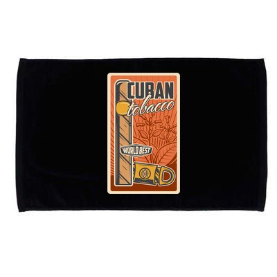 Cuba Travel Retro Cuban Cigar Tabaco Microfiber Hand Towel