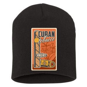 Cuba Travel Retro Cuban Cigar Tabaco Short Acrylic Beanie