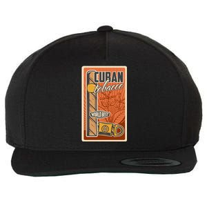 Cuba Travel Retro Cuban Cigar Tabaco Wool Snapback Cap