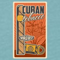 Cuba Travel Retro Cuban Cigar Tabaco Sueded Cloud Jersey T-Shirt