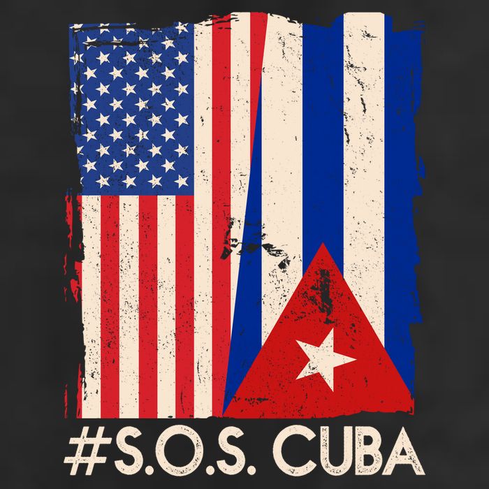 Cuba USA Flags United #S.O.S.CUBA 11oz C Handle Ceramic Mug