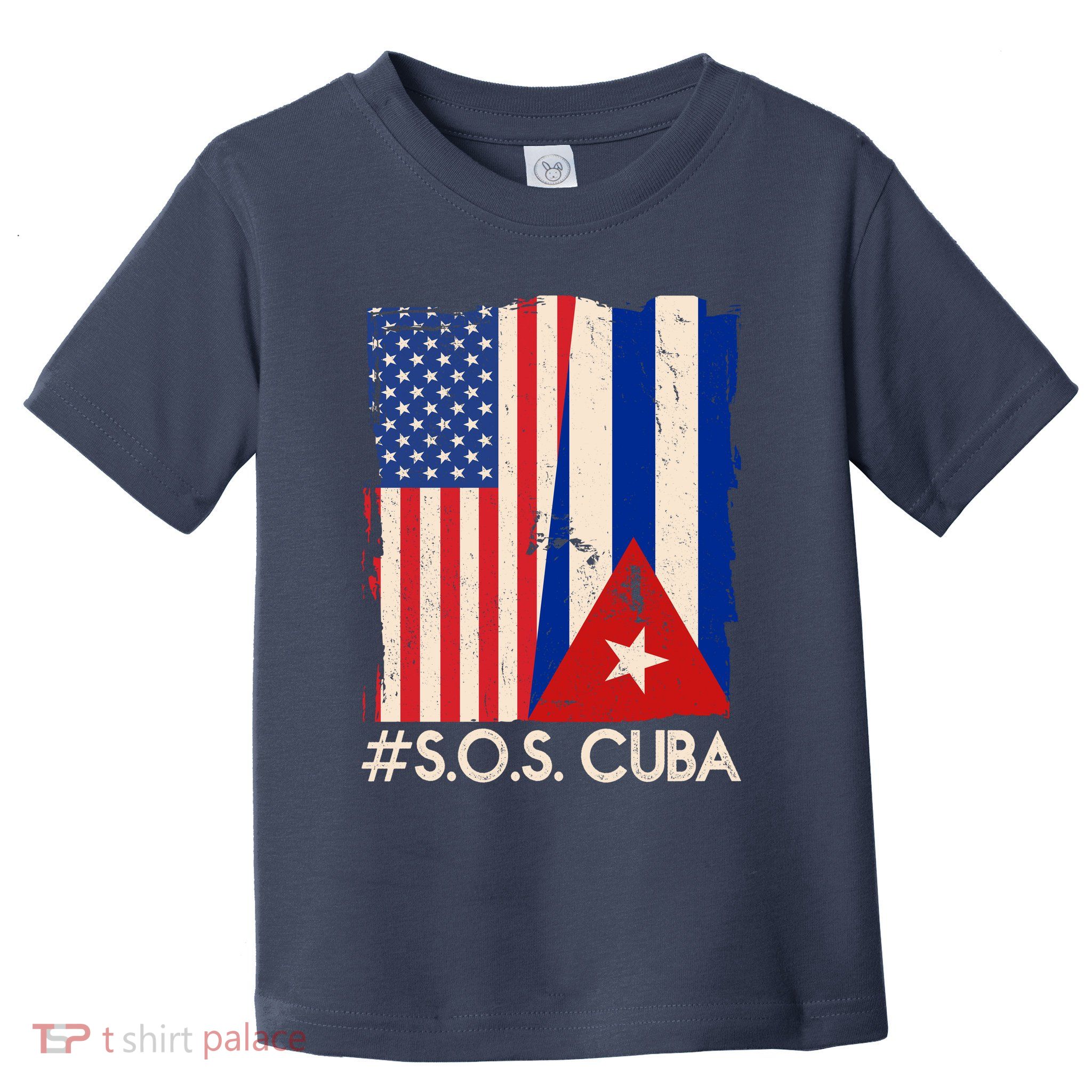 Cuba USA Flags United #S.O.S.CUBA Toddler T-Shirt
