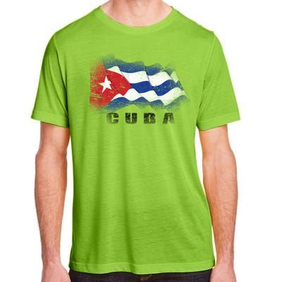 Cuban Flag Cuba Adult ChromaSoft Performance T-Shirt