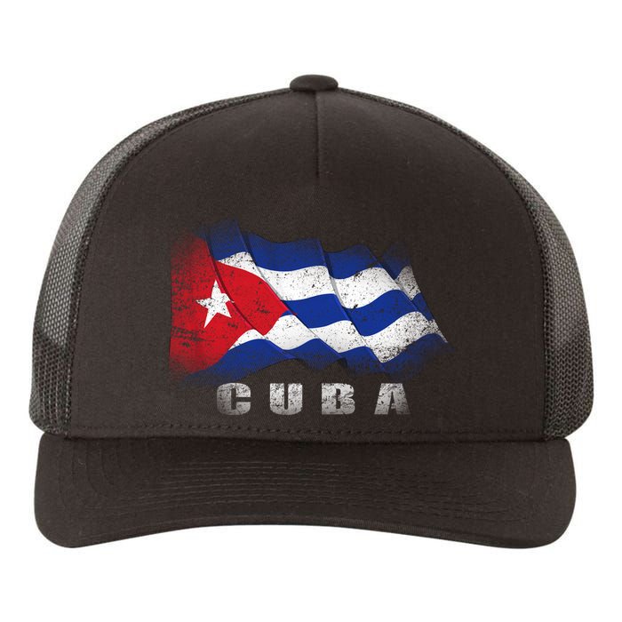 Cuban Flag Cuba Yupoong Adult 5-Panel Trucker Hat