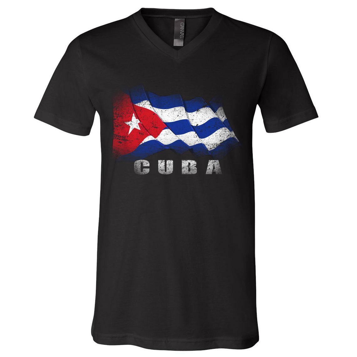 Cuban Flag Cuba V-Neck T-Shirt