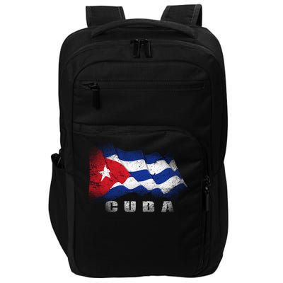 Cuban Flag Cuba Impact Tech Backpack