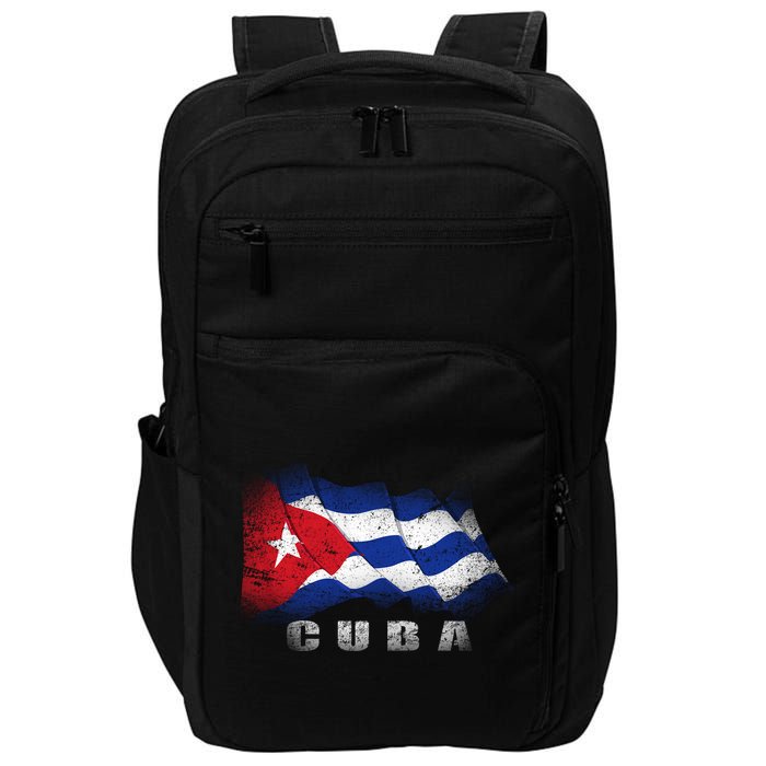 Cuban Flag Cuba Impact Tech Backpack