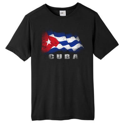 Cuban Flag Cuba Tall Fusion ChromaSoft Performance T-Shirt