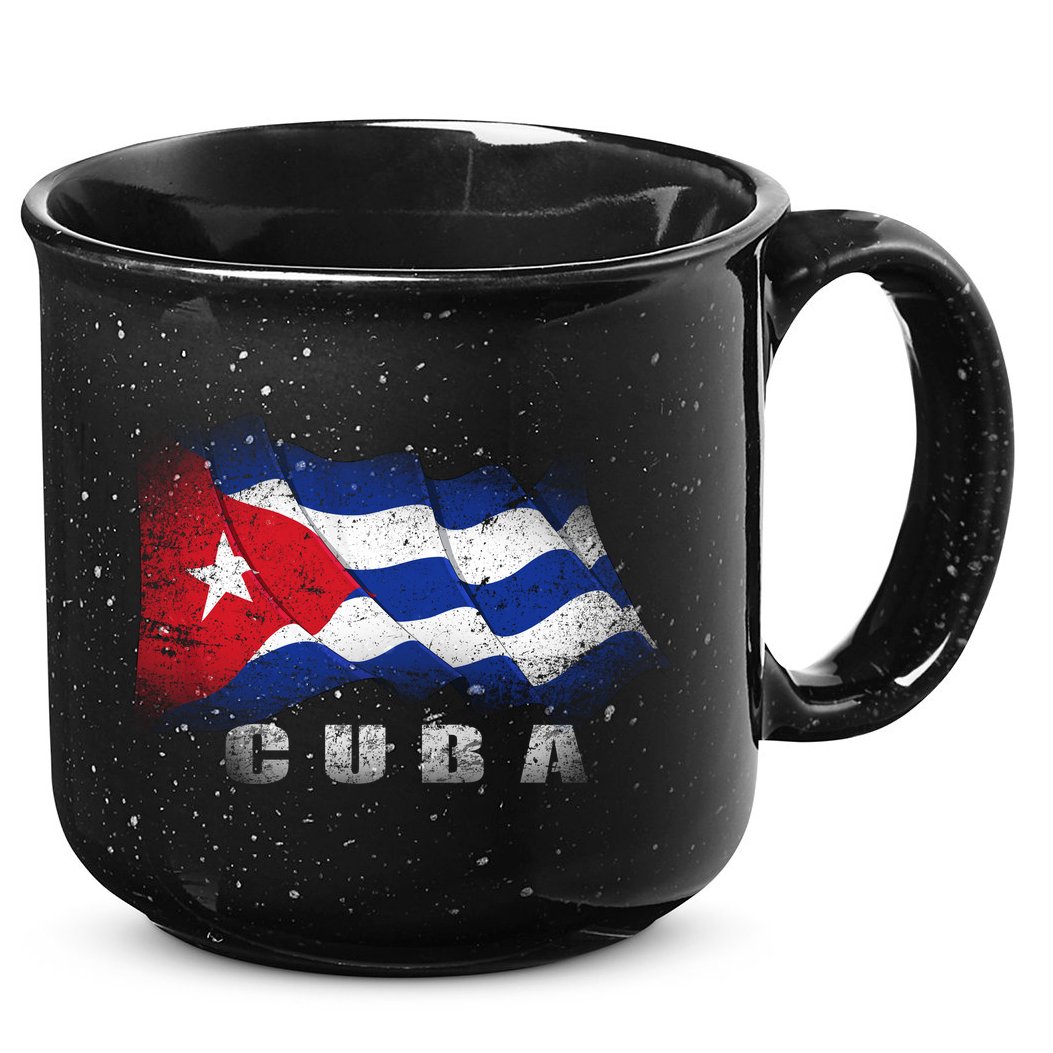 Cuban Flag Cuba 15oz Campfire Ceramic Mug