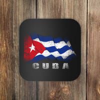 Cuban Flag Cuba Coaster