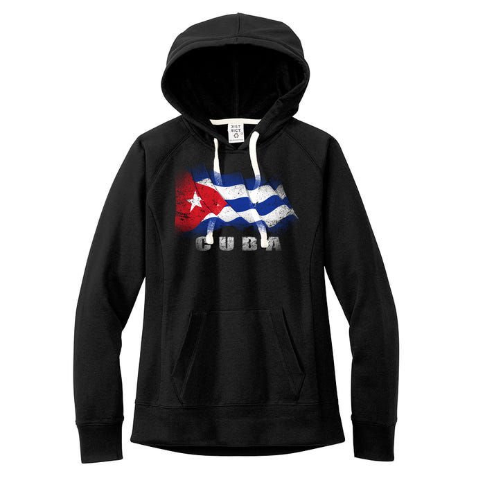 Cuban Flag Cuba Women's Fleece Hoodie