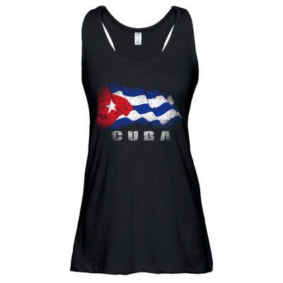 Cuban Flag Cuba Ladies Essential Flowy Tank