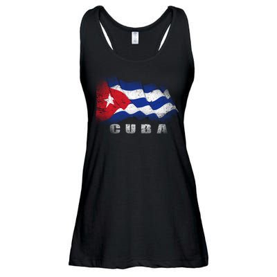 Cuban Flag Cuba Ladies Essential Flowy Tank